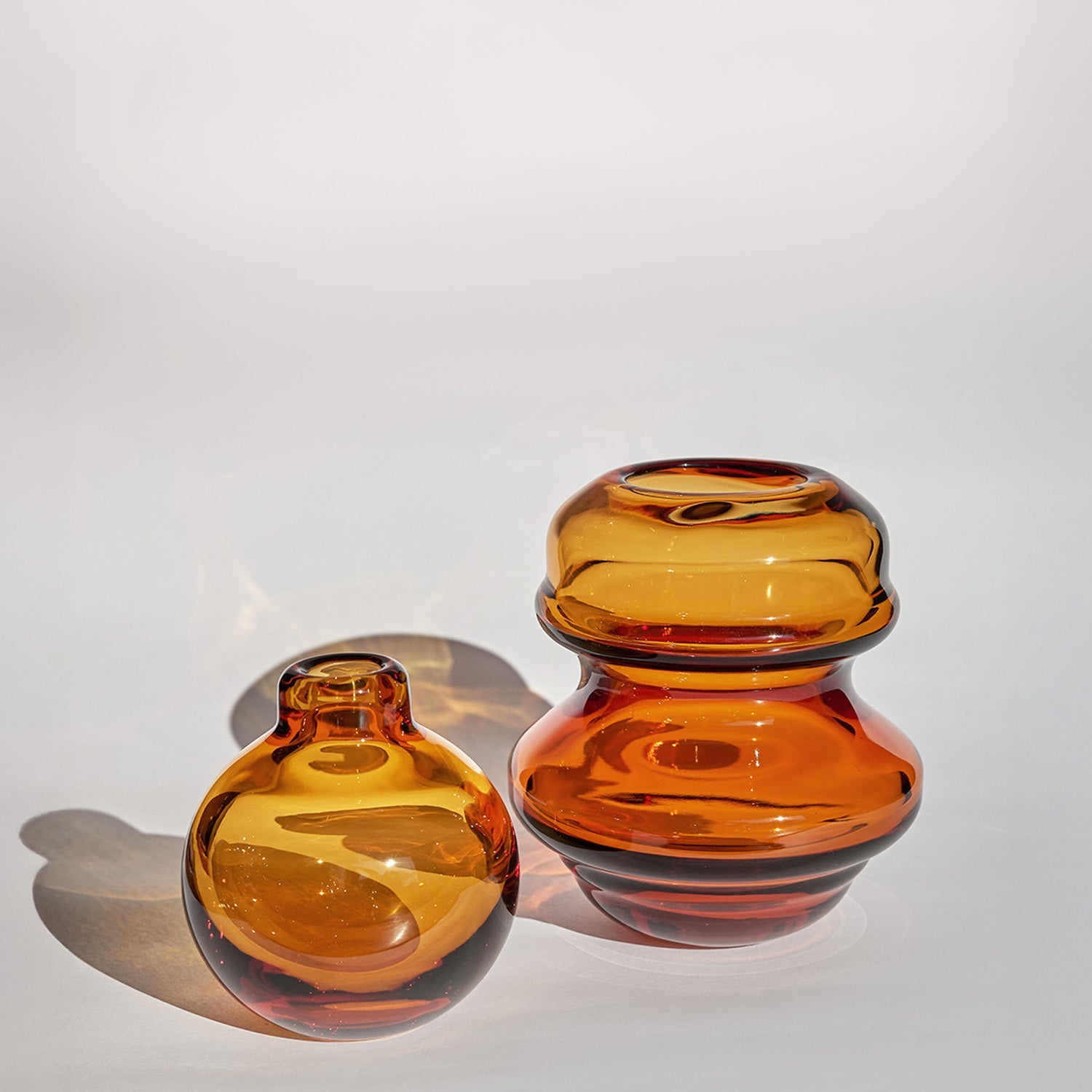 Vase Palmaria – Pièce sculpturale en cristal soufflé à la main - STUDIO BOJOLA - La Maison MilanaisePALMARIA