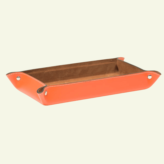 Vide - poche rectangulaire en cuir Bonnieux - MIDIPY - La Maison MilanaiseCamel