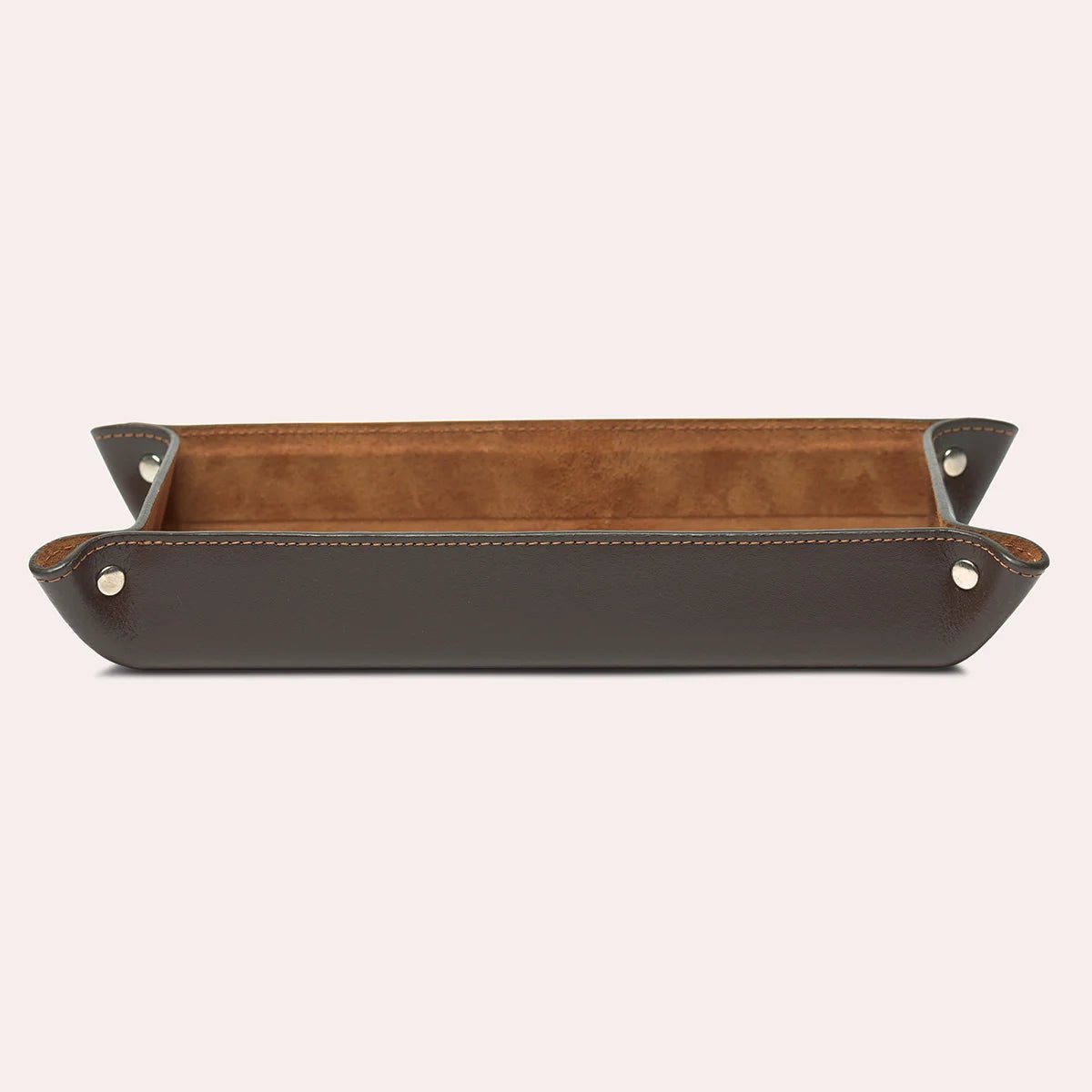 Vide - poche rectangulaire en cuir Bonnieux - MIDIPY - La Maison MilanaiseChocolat
