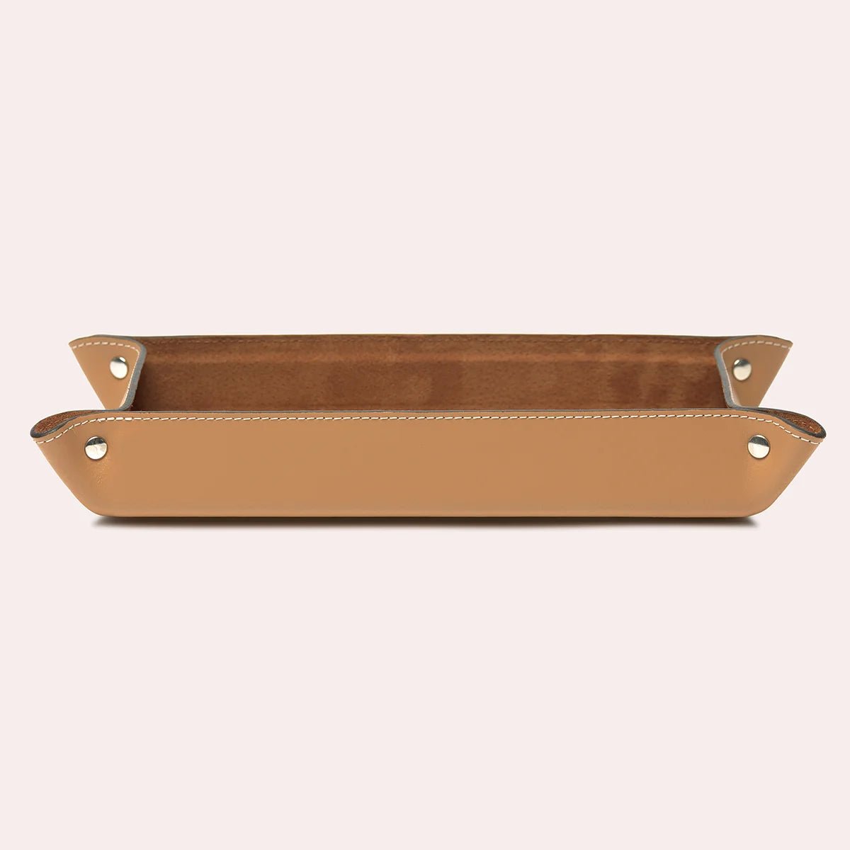 Vide - poche rectangulaire en cuir Bonnieux - MIDIPY - La Maison MilanaiseCamel