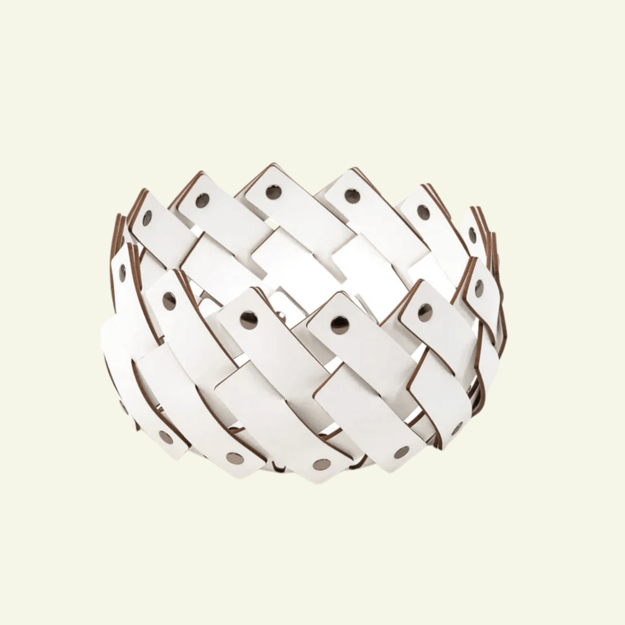 Vide - poches en cuir Almeria - PINETTI - La Maison MilanaiseVIDECREME20CrèmeØ20cmxH13cm